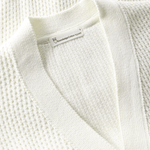 KNOWLEDGE COTTON APPAREL Cardigan m/korte ærmer - Dame - Egret