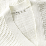KNOWLEDGE COTTON APPAREL Cardigan m/korte ærmer - Dame - Egret