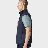 Retro Pile Vest - Herre - New Navy