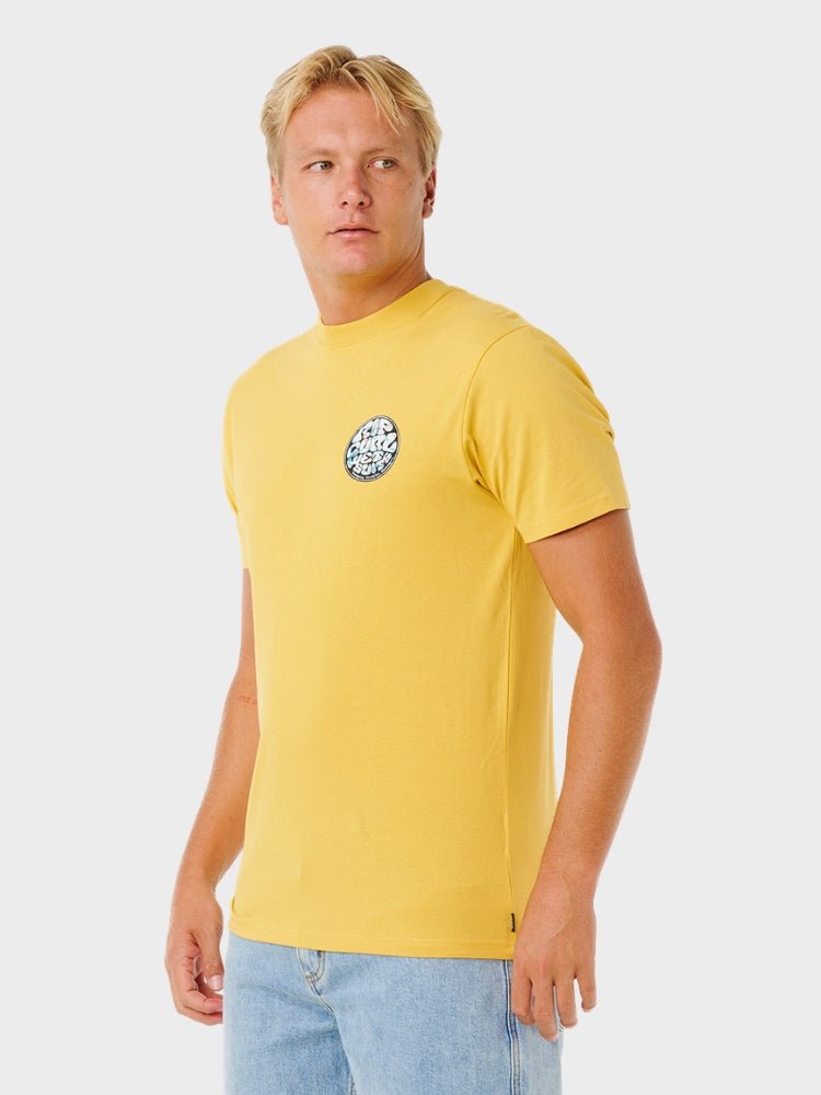 Rip Curl Wettie Passage Icon T shirt - Herre - Ochre