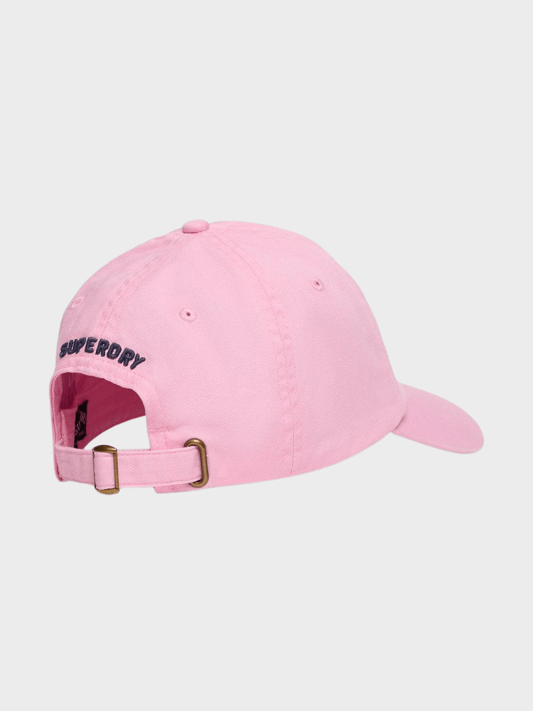 SUPERDRY Embroidered Baseball Cap - Unisex - Prep Pink