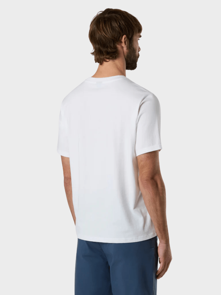 NORTH SAILS T-shirt med grafisk print - Herre - White