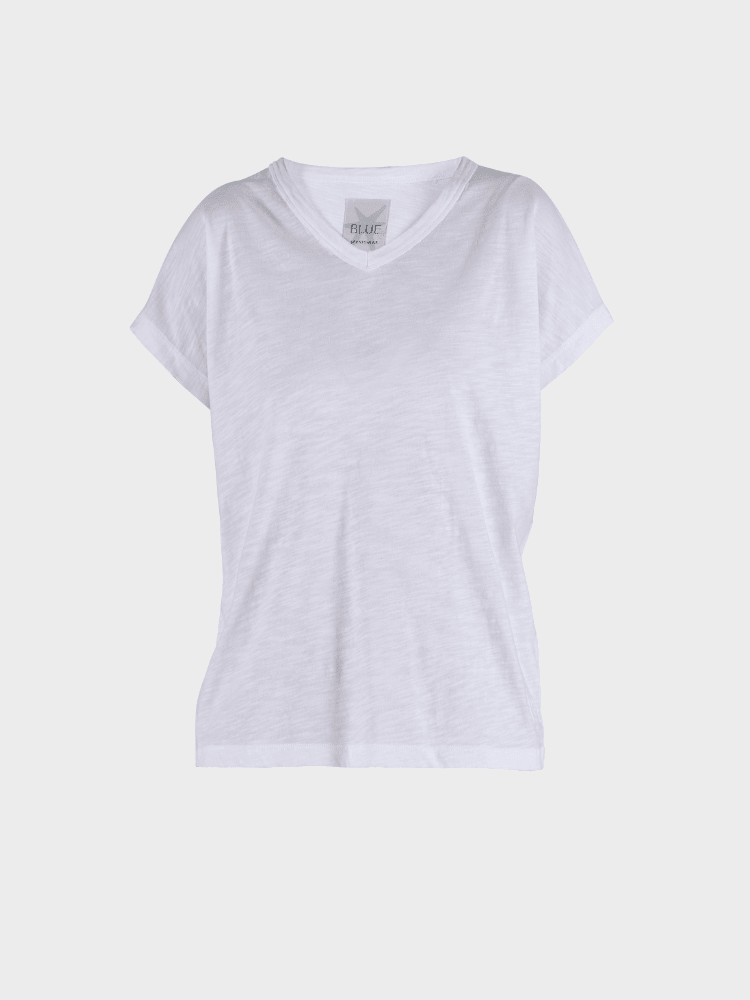 Lydia flamé T-shirt - Dame - White - Gumpel & Co