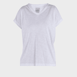 Lydia flamé T-shirt - Dame - White - Gumpel & Co
