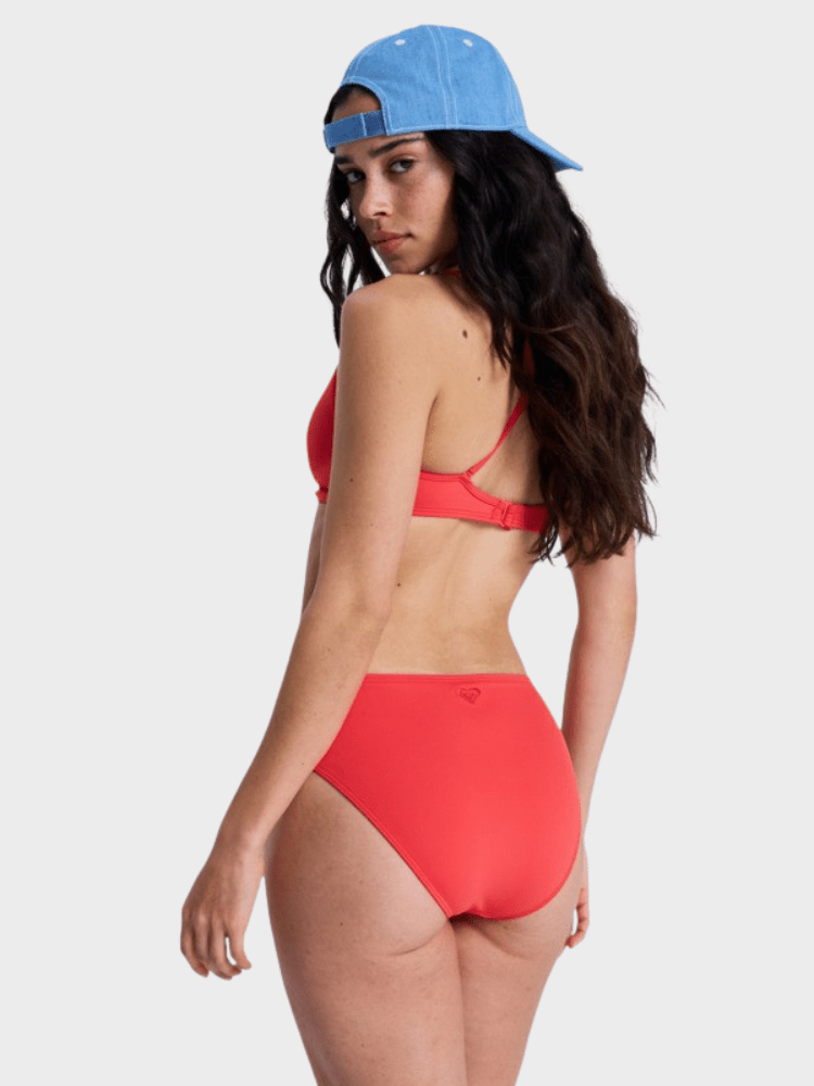Roxy Solid Essentials Hipster Bikini Underdel - Dame - Hibiscus