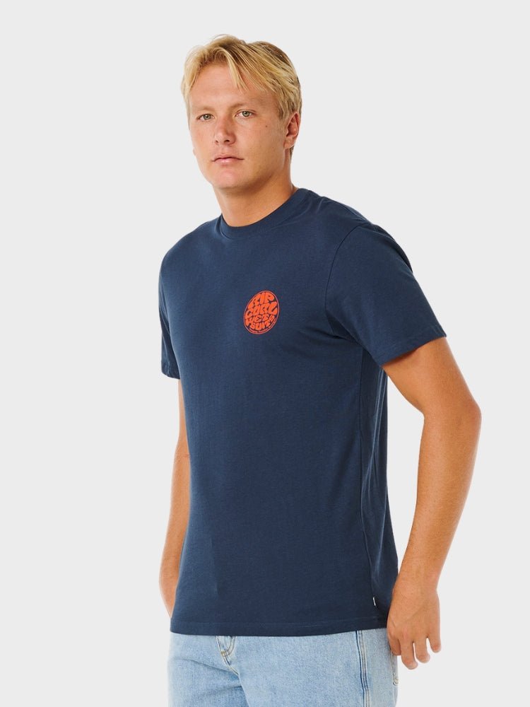 Rip Curl Wettie Icon T shirt - Herre - Dark Navy