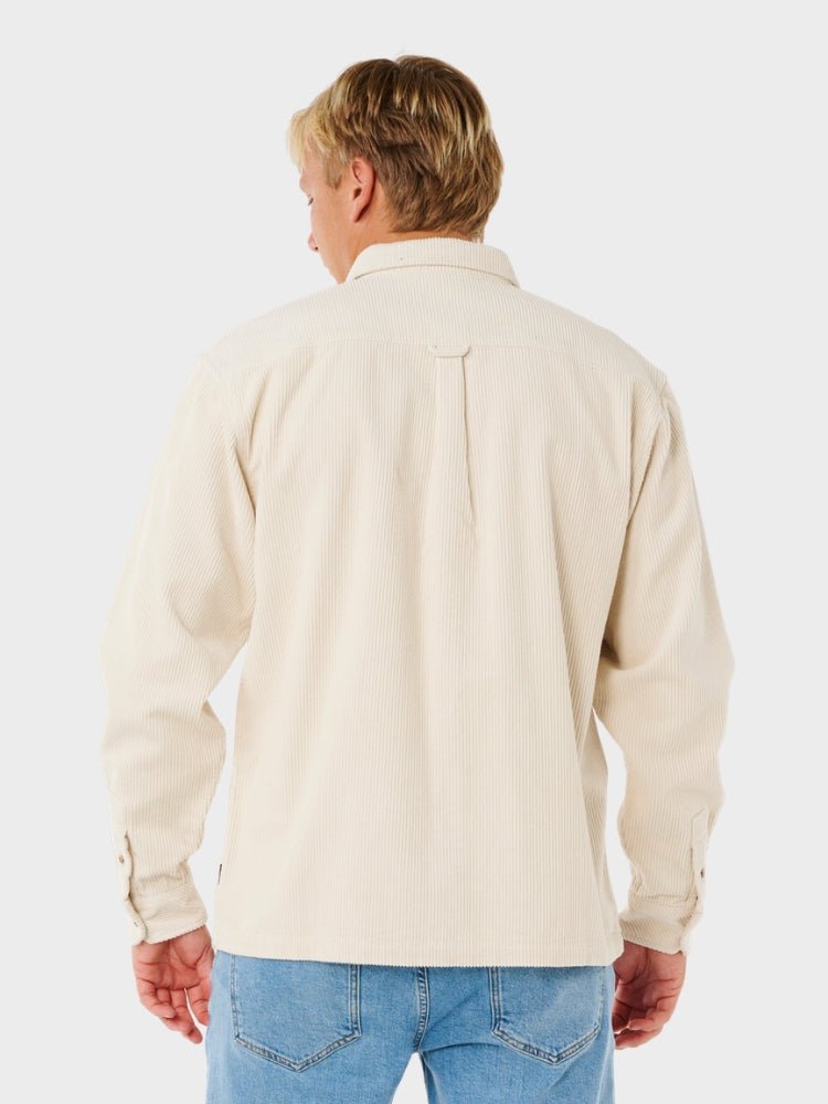 Premium Surf Cord L/S Skjorter - Herre - Sand Dune - Gumpel & Co