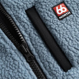 Tindur Shearling W Jacket Fleece - Dame - Blue Mirage - Gumpel & Co