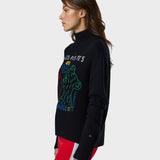 JCC Turtle Neck Strik - Dame - Black