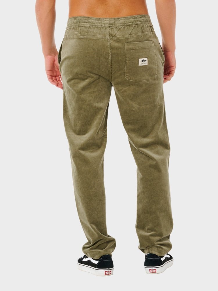 Classic Surf Cord Beach Bukser - Herre - Surplus Green - Gumpel & Co