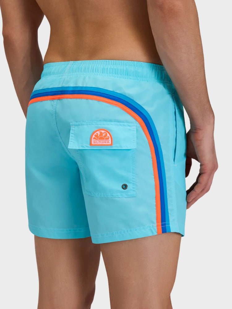 Sundek Iconic Stretch Waist Mid Length Badebukser - Herre - Lunar