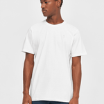 Badge T shirt - Herre - Bright White - Gumpel & Co