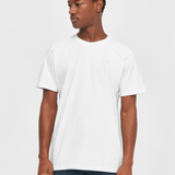 Badge T shirt - Herre - Bright White - Gumpel & Co