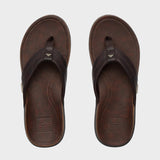 Leather Offshore Klipklapper - Herre - Dark Brown