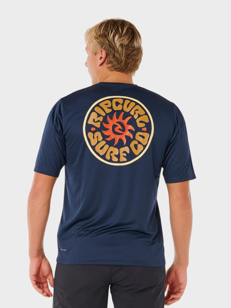 Rip Curl Pacific Rinse Surflite UPF S/S UV trøjer - Herre - Dark Navy