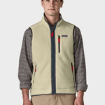 Patagonia Retro Pile Vest - Herre - Pelican w/Smolder Blue
