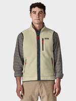 Retro Pile Vest - Herre - Pelican w/Smolder Blue