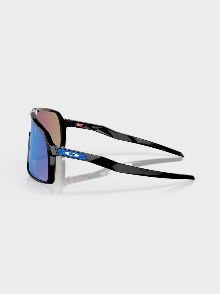 Sutro Solbriller - Polished Black / Prizm Sapphire - Gumpel & Co
