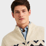 Hadley Zip Cardigan - Off White