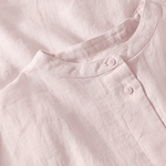 KNOWLEDGE COTTON APPAREL Hørskjorte - Dame - Pale Pink