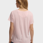 SUPERDRY Studios Slub Embroidered Tshirt - Dame - Pale Pink