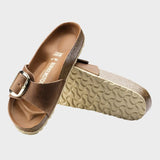 Madrid Big Buckle Smal - Unisex - Cognac - Gumpel & Co