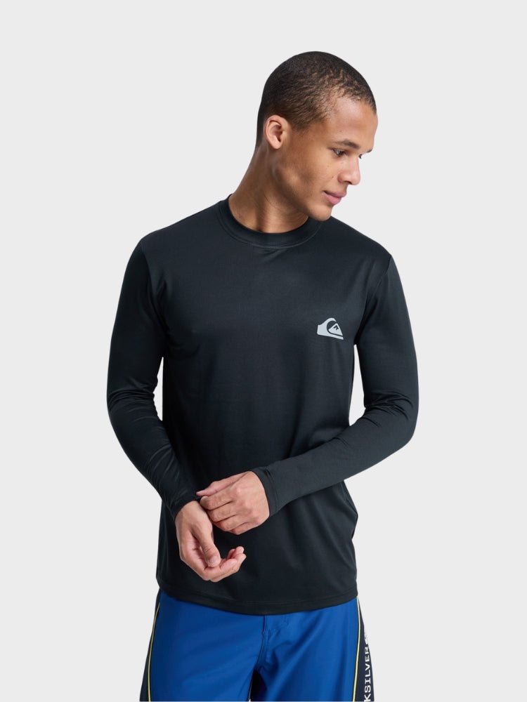 Quicksilver Everyday Surf Tee Ls UV Trøje - Herre - Sort