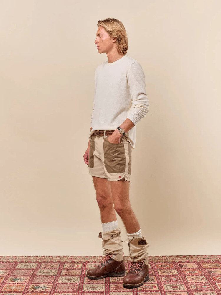 7 Inch Field Shorts - Herre - Cowboy / Tan - Gumpel & Co