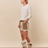7 Inch Field Shorts - Herre - Cowboy / Tan - Gumpel & Co