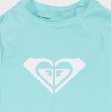 Whole Hearted Langærmet UV trøje - Pige - Aqua Splash - Gumpel & Co