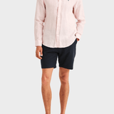 Morris Douglas Linen Shirt-Classic Fit - Lt Pink