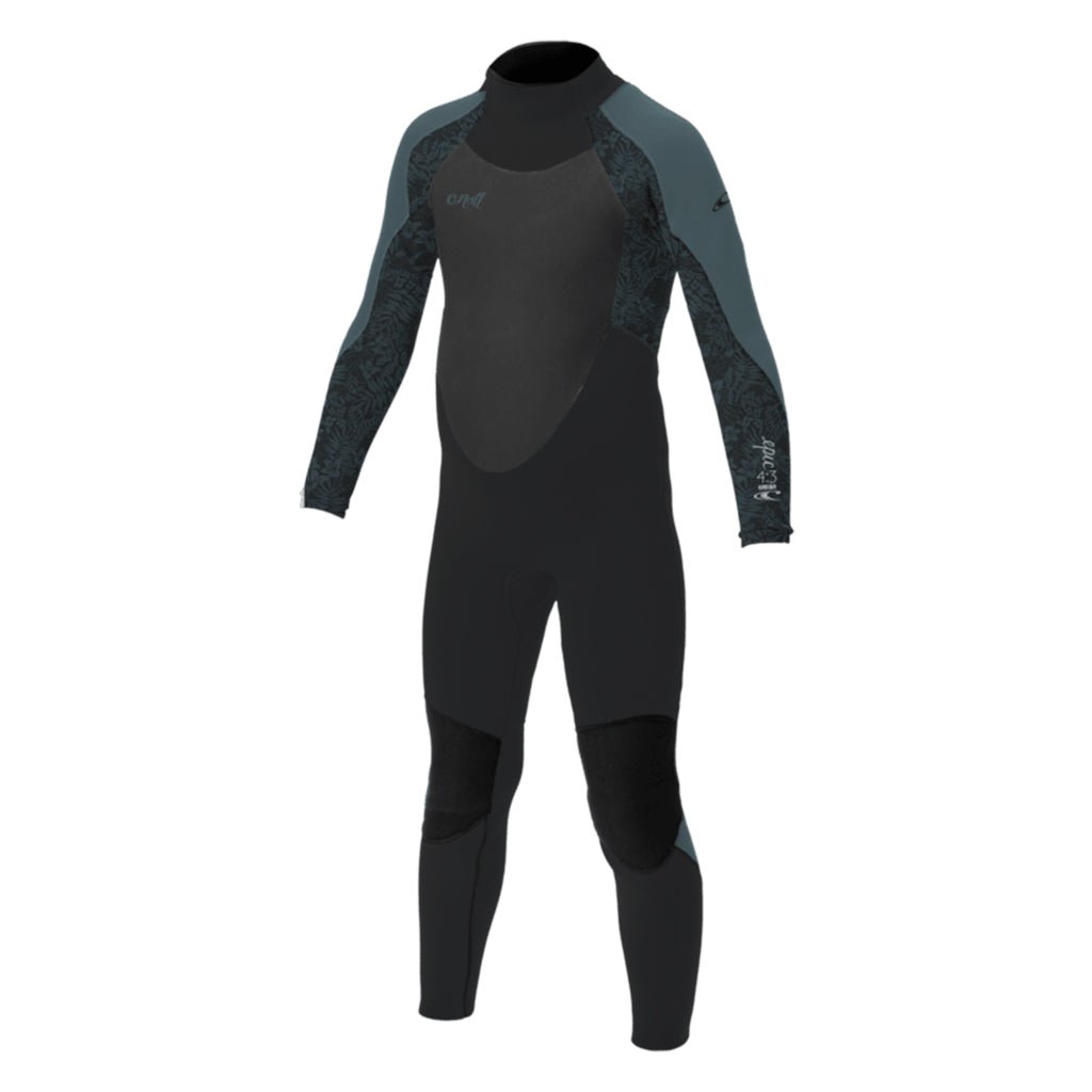 O´Neill Girls Epic 4/3 Back Zip Full Våddragt - Børn - Temperedsteel/Shadedislandsky/Shade