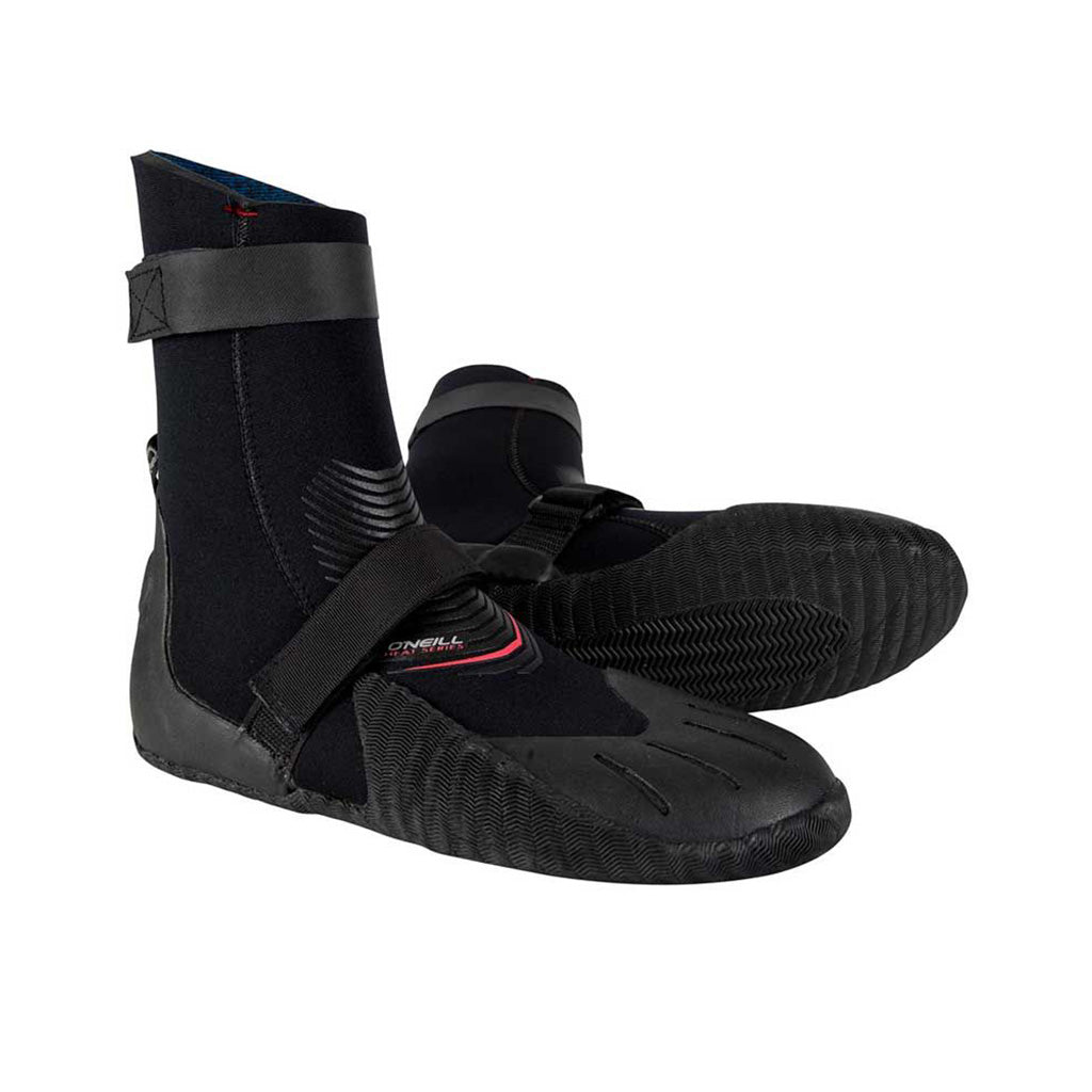 O´Neill Heat 7mm Round Toe Boot Neoprensko - Unisex - Black