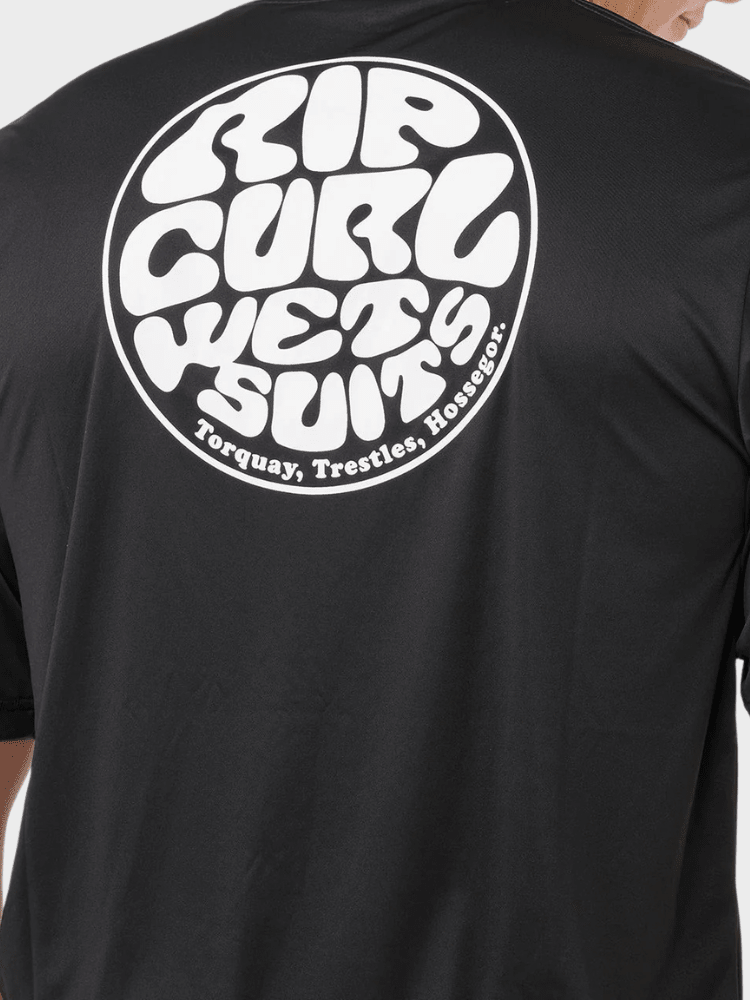 Rip Curl Icons Of Surflite UPF S/S UV trøjer - Herre - Black