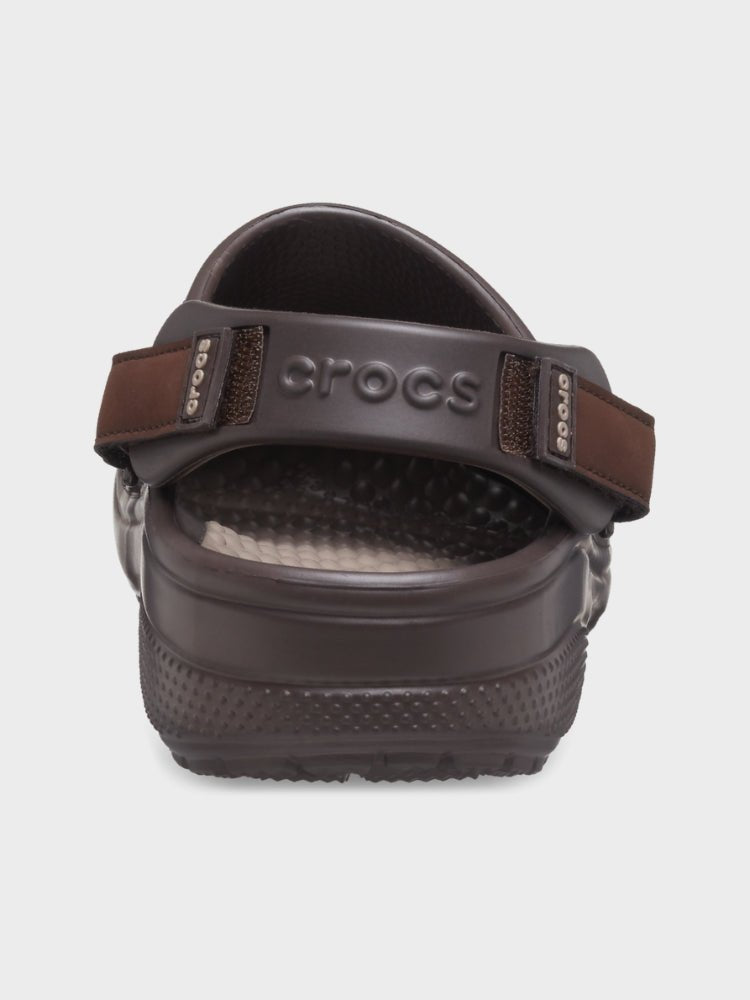 CROCS Yukon Vista II LR Clog Crocs - Voksen - Espresso/Mushroom