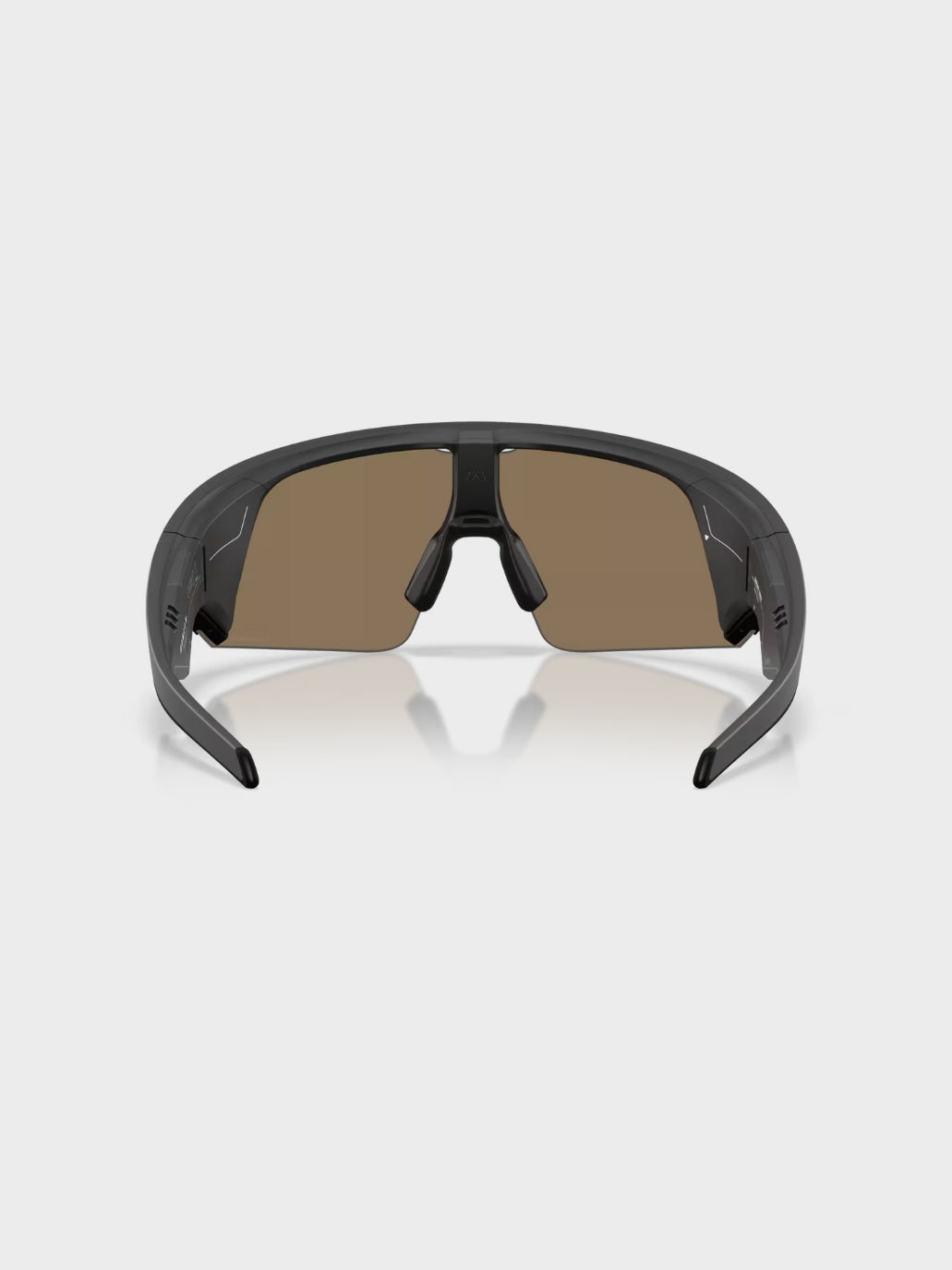 Oakley Meta vanguard black prizm 24K seen from inside