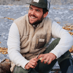 Heroes Wool Fleece Vest - Herre - Natural - Gumpel & Co