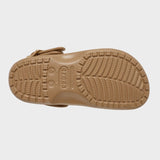 Classic Metallic Buckle Clog Clogs - Unisex - Sepia