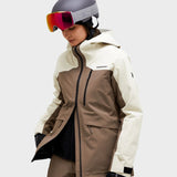 Vertec 3L Skijakke - Dame - Beige / Sand Fog