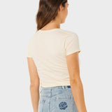 Rc Heart V Neck T shirt - Dame - Lily - Gumpel & Co