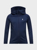 Rider Essentials Midlayer m/lynlås - Børn - Mørke Blå / Mørke Blå