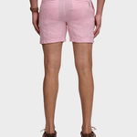 SUPERDRY Merchant Linen Shorts - Herre - Pink Chambray