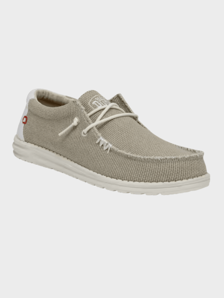 Hey Dude Wally Braided - Herre - Off White