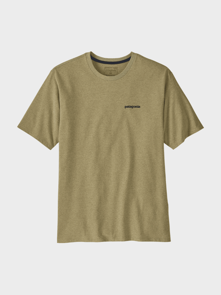 P6 Logo Responsibili Tshirt - Herre - P6 Outline: Gumtree Green - Gumpel & Co