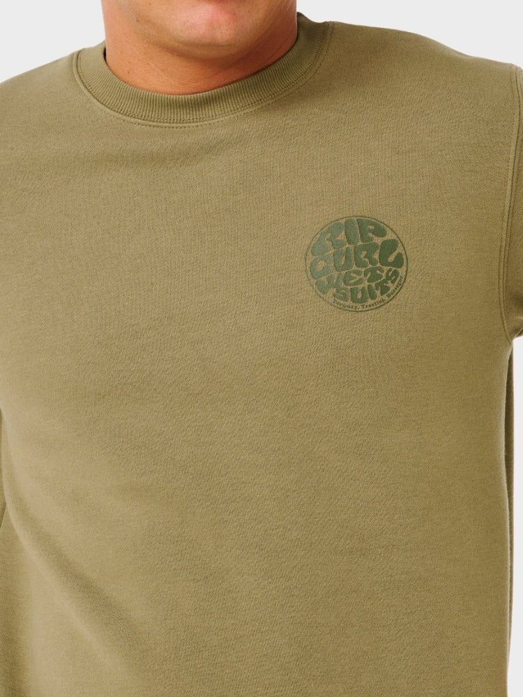 Rip Curl Wetsuit Icon Sweatshirts - Herre - Surplus Green