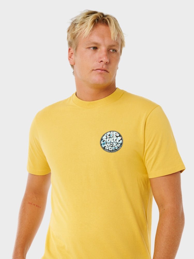 Rip Curl Wettie Passage Icon T shirt - Herre - Ochre
