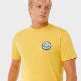 Wettie Passage Icon T shirt - Herre - Ochre - Gumpel & Co