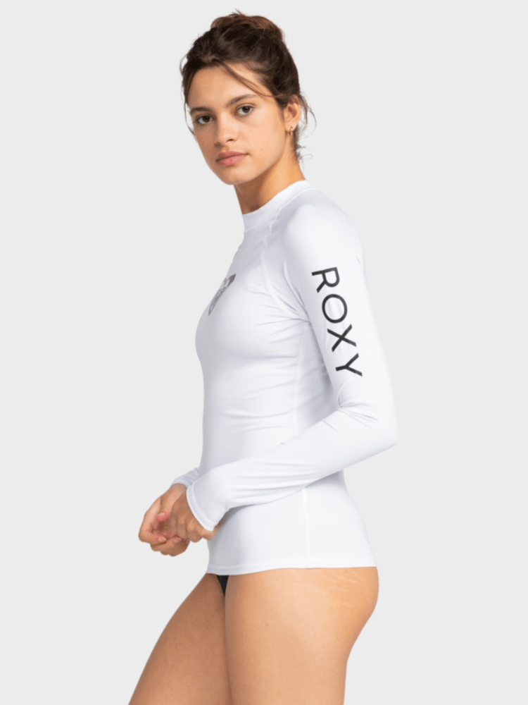 Whole Hearted Langærmet UV trøje - Dame - Bright White - Gumpel & Co