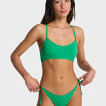 Billabong Sol Searcher Tie Side Tanga bikinitrusse - Dame - Summer Green