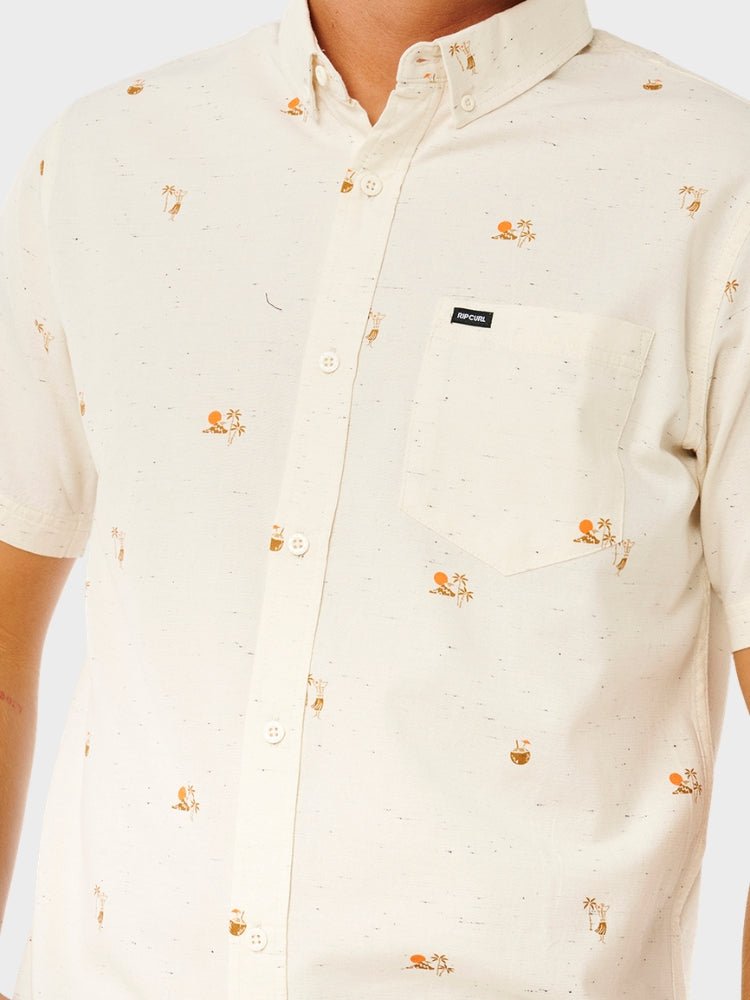 Skelly Breach S/S Skjorter - Herre - Off White - Gumpel & Co